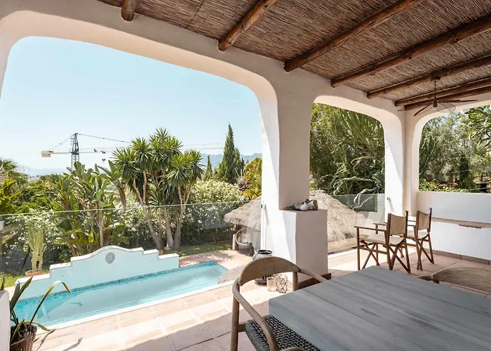 Olivos Boho Style Pool Tranquile Marbella
